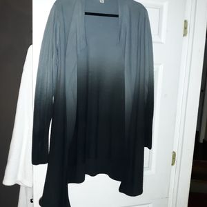 Adam Levine Womens long cardigan sweater XL Ombre